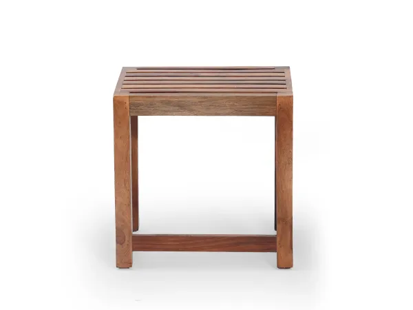 Nico Set of 2 Solid Wood Chairs and 2 Stools
